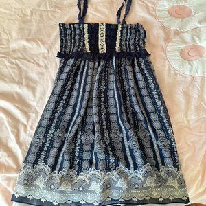 gorgeous blue axes femme babydoll dress